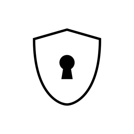 Security icon vector. protection sign and symbol. privacy. vpnのイラスト素材