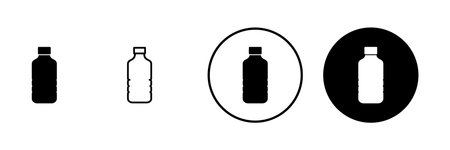 Bottle icon vector. bottle sign and symbolのイラスト素材