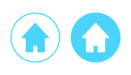 House icon vector. Home sign and symbolのイラスト素材