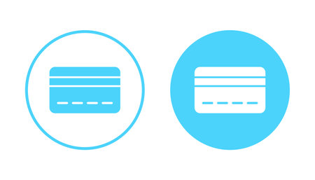 Credit card icon vector. Credit card payment sign and symbolのイラスト素材