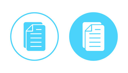 Document icon vector. Paper sign and symbol. File Iconのイラスト素材