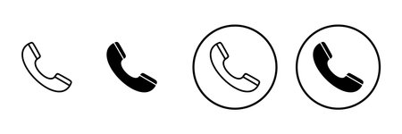Call icon vector. telephone sign and symbol. phone icon. contact usのイラスト素材