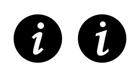 Information sign icon vector. about us sign and symbol. question mark iconのイラスト素材