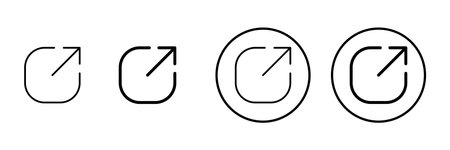 Share icon vector. Sharing sign and symbolのイラスト素材