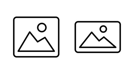 Picture icon vector. photo gallery sign and symbol. image iconのイラスト素材