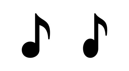 Music icon vector. note music sign and symbolのイラスト素材