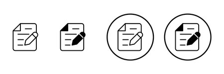 Note icon vector. notepad sign and symbolのイラスト素材