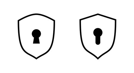 Security icon vector. protection sign and symbol. privacy. vpnのイラスト素材
