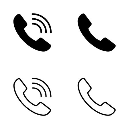 Call icon vector. telephone sign and symbol. phone icon. contact usのイラスト素材