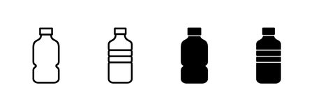 Bottle icon vector. bottle sign and symbolのイラスト素材