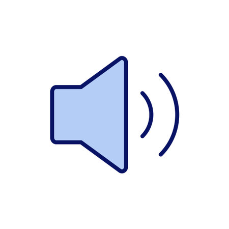 Speaker icon vector. volume sign and symbol. loudspeaker icon. sound symbolのイラスト素材