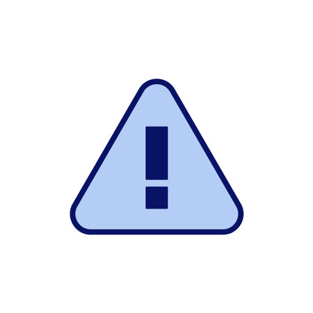 Exclamation danger icon vector. attention sign and symbol. attention sign
