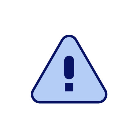 Exclamation danger icon vector. attention sign and symbol. attention sign