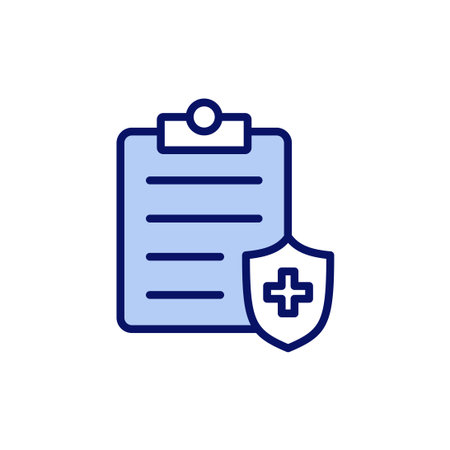 Medical insurance icon vector. health insurance sign and symbolのイラスト素材
