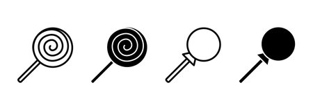 Candy icon vector. candy sign and symbol.のイラスト素材