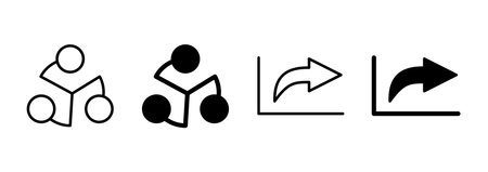 Share icon vector. Sharing sign and symbol
