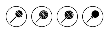 Candy icon vector. candy sign and symbol.のイラスト素材