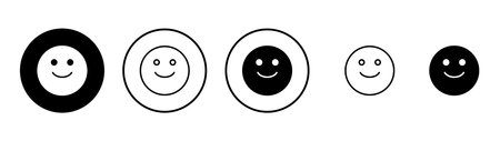Smile icon vector. smile emoticon icon. feedback sign and symbol
