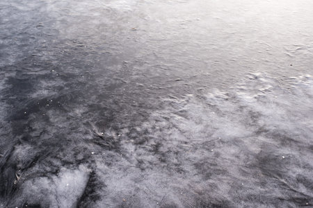 The unique texture of the ice for the designer. The background for the copyspace.