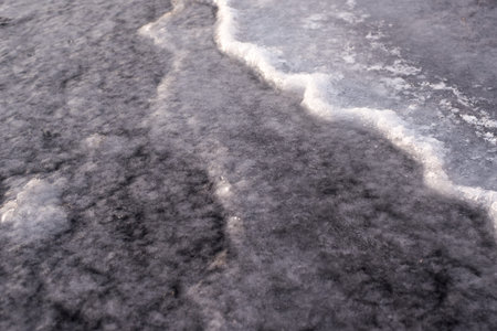 The unique texture of the ice for the designer. The background for the copyspace.