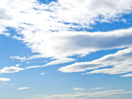 Blue sky with cloudsの写真素材