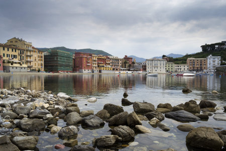 Silence bay in Sestri Levante, famous small town in Liguria, Italy