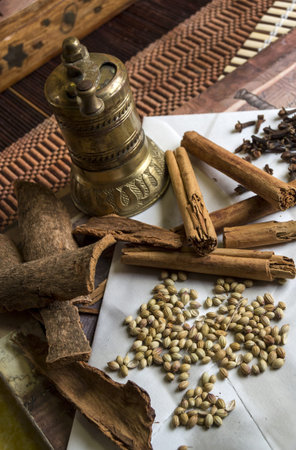 grinder with different spice