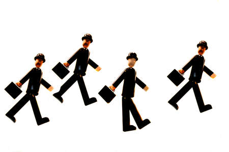 Businessmen walkingの写真素材