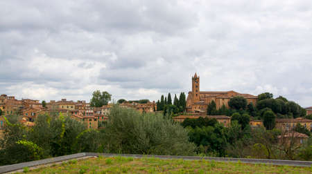 landscape of Sienaの写真素材