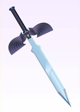 sword. vector-easy to editのイラスト素材