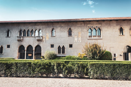 View of an old historical churches in the city of Verona, Verona, Italy, Europe