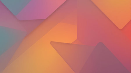 Abstract geometric background. Colorful polygonal background. Vector illustrationの写真素材