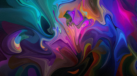 Abstract coloring background of the gradient with visual wave,twirl and lighting effectsの写真素材