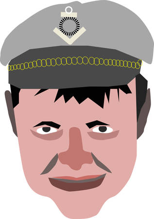 vector sailor in the hatのイラスト素材