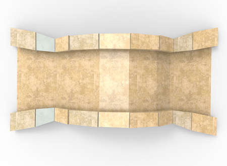 3d illustration of bridge.の写真素材