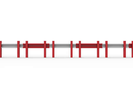 3d illustration of simple road bump.の写真素材