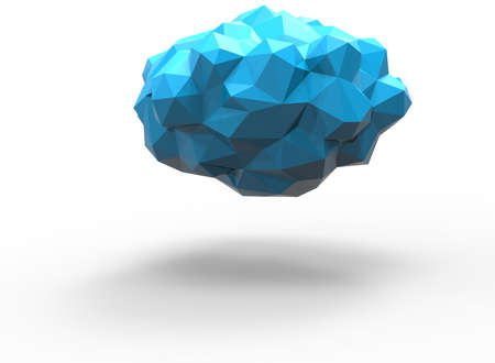 3d illustration of simple cloud.の写真素材