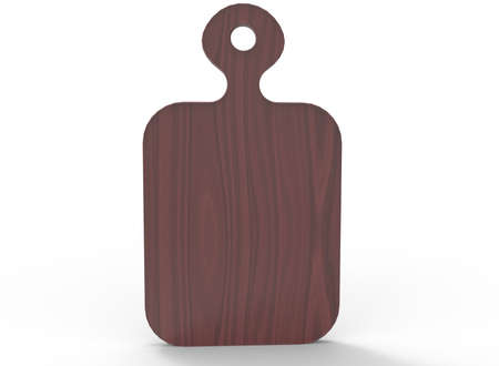 3d illustration of board for cutting fruits and vegetables.の写真素材