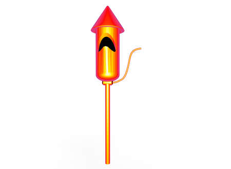 3d illustration of steam whistle. white background isolated. icon for game web.の写真素材
