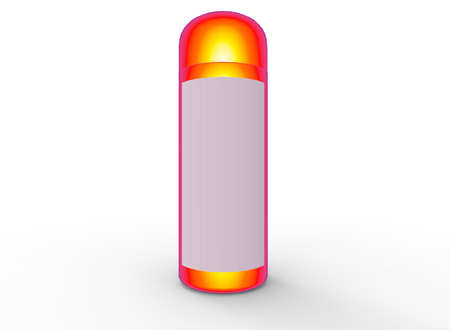 3d illustration of deodorant. white background isolated. icon for game web.の写真素材