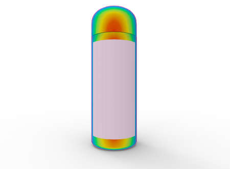 3d illustration of deodorant. white background isolated. icon for game web.の写真素材