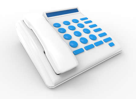 3d illustration of phone. white background isolated. icon for game web.の写真素材