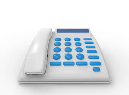 3d illustration of phone. white background isolated. icon for game web.の写真素材