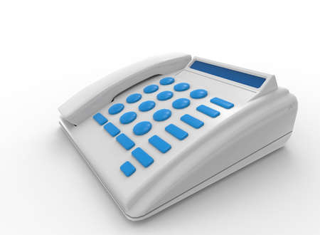 3d illustration of phone. white background isolated. icon for game web.の写真素材