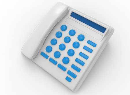 3d illustration of phone. white background isolated. icon for game web.の写真素材