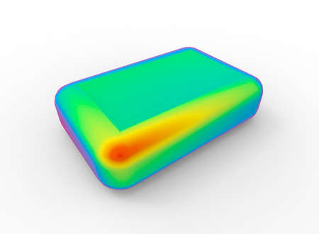 3d illustration of colorful soap. white background isolated. icon for game web.の写真素材