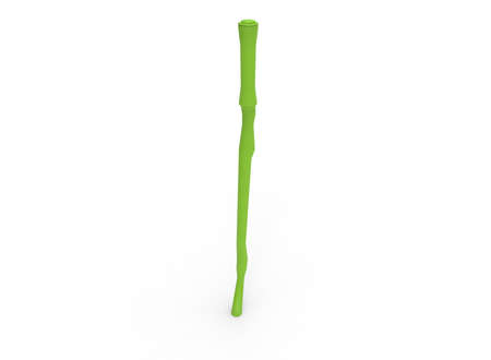 3d illustration of stick. white background isolated. icon for game web.の写真素材