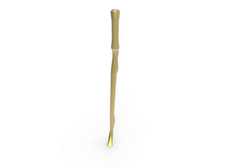 3d illustration of stick. white background isolated. icon for game web.の写真素材