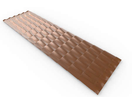 3d illustration of roof. white background isolated. icon for game web.の写真素材