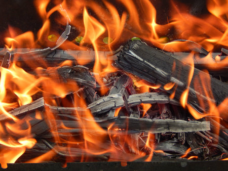 The fire of coals